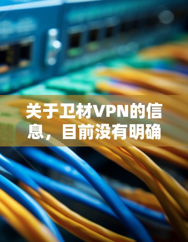 关于卫材VPN的信息，目前没有明确的公开资料显示这是一款广为人知的VPN服务。以下是一些需要注意的关键点